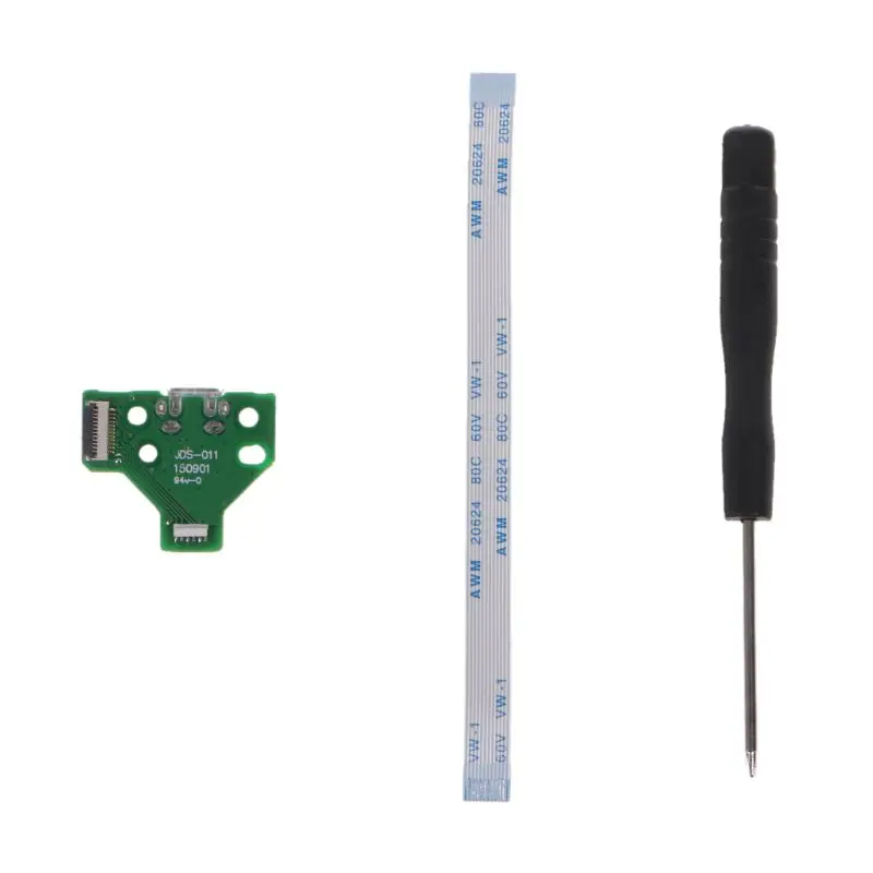 Circuit Board Slim USB Charging Plate Controller Socket Port JDS-011 12 Pin Flexible Power Cable Replacement Parts for sony 4
Circuit Board Slim USB Charging Plate Controller Socket Port JDS-011 12 Pin Flexible Power Cable Replacement Parts for sony 4