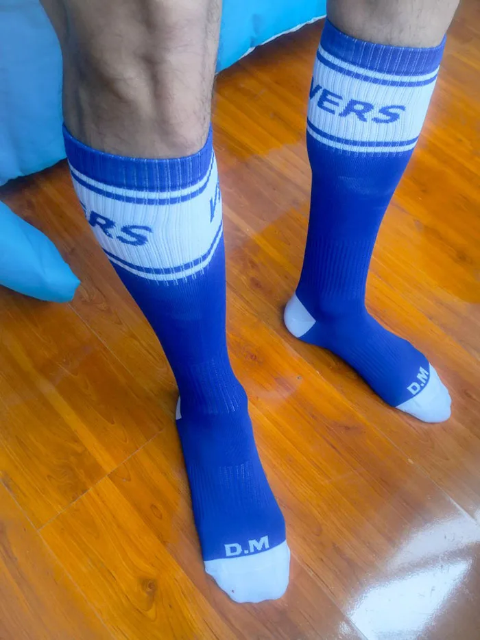 Role Play Rainbow Party High Tube Football Socks