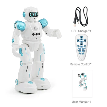 JJRC R11 CADY WIKE Smart RC Robot Gesture Sensing Touch Radio Control Robot Intelligent Programming Dancing Patrol Toys
JJRC R11 CADY WIKE Smart RC Robot Gesture Sensing Touch Radio Control Robot Intelligent Programming Dancing Patrol Toys