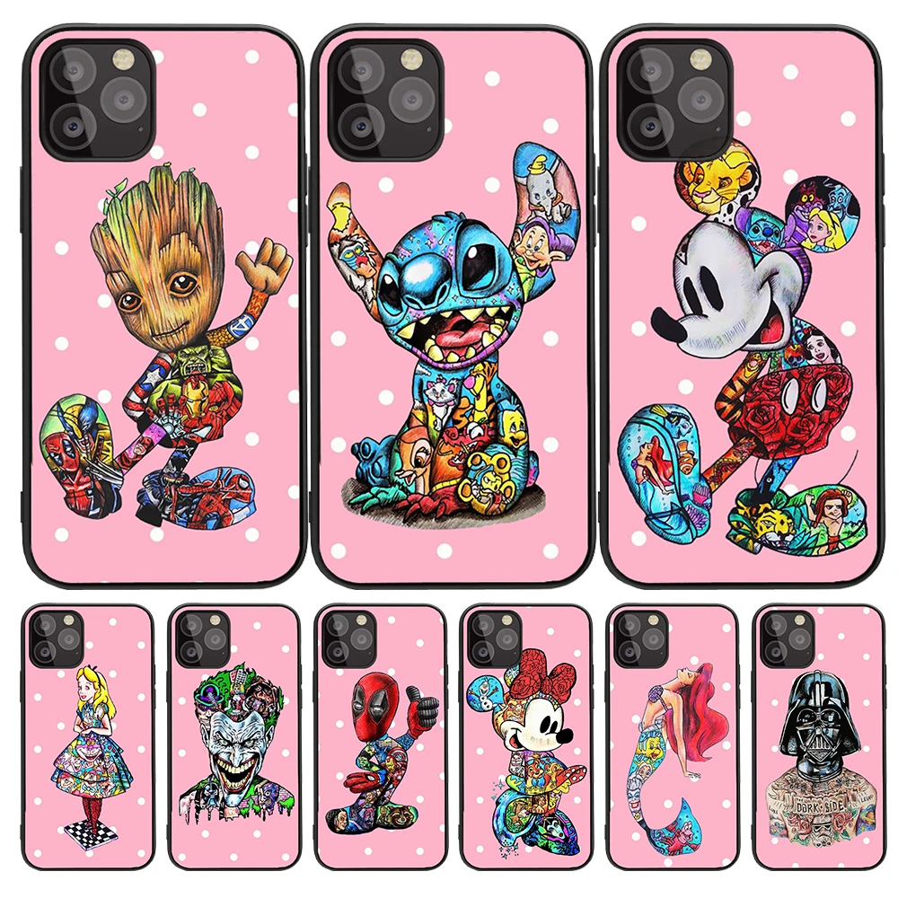 Groot Joker Stitch For iPhone X XR XS 11 Pro Max 6 6S 7 8 Plus Oneplus 5T Pro 6T phone Case Cover silicone cartoon pink fashion
Groot Joker Stitch For iPhone X XR XS 11 Pro Max 6 6S 7 8 Plus Oneplus 5T Pro 6T phone Case Cover silicone cartoon pink fashion