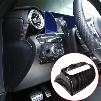 for Mercedes Benz a Class W177 2018-2020 Carbon Fiber ABS Headlight Switch Cover Trim Button Decorative Cover 
for Mercedes Benz a Class W177 2018-2020 Carbon Fiber ABS Headlight Switch Cover Trim Button Decorative Cover