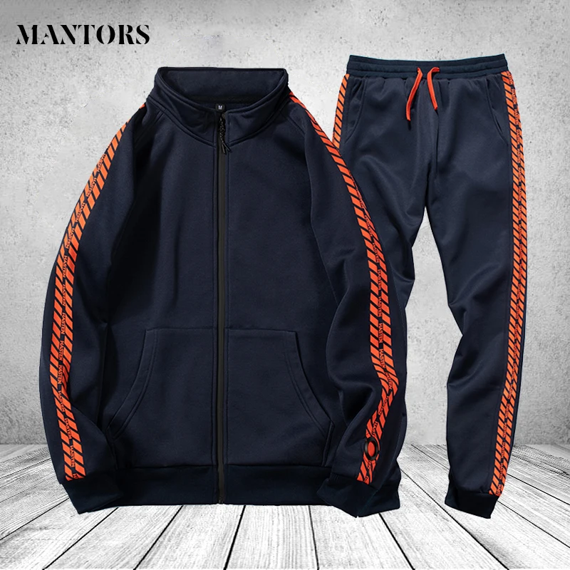 Men Outfit Set Two Piece Stand Collar Jacket Pants Sweat Suits Male Hip Hop Sweatshirt Track Mens Set Tracksuit Brand Clothing
Men Outfit Set Two Piece Stand Collar Jacket Pants Sweat Suits Male Hip Hop Sweatshirt Track Mens Set Tracksuit Brand Clothing