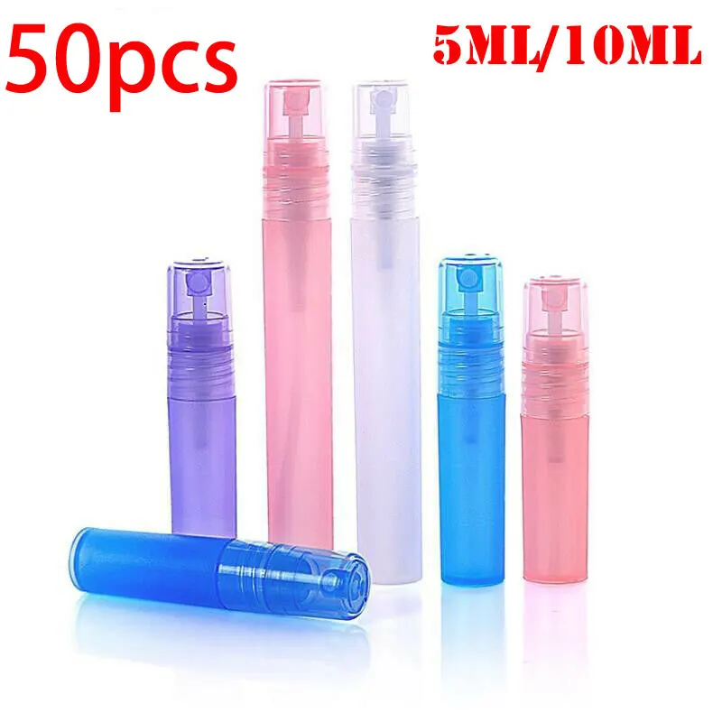 50pcs x 5ML 10ML Empty Portable Atomiser Spray Bottles Perfume Makeup Cosmetic Plastic PP Containers
50pcs x 5ML 10ML Empty Portable Atomiser Spray Bottles Perfume Makeup Cosmetic Plastic PP Containers