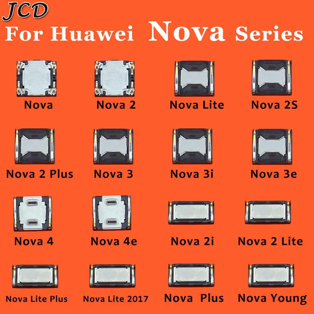 JCD 1 шт. динамик для Huawei NOVA 2 2i lite Lite Plus 2s 3 3e 3i 4 4e 2017 Молодежный верхний Динамик