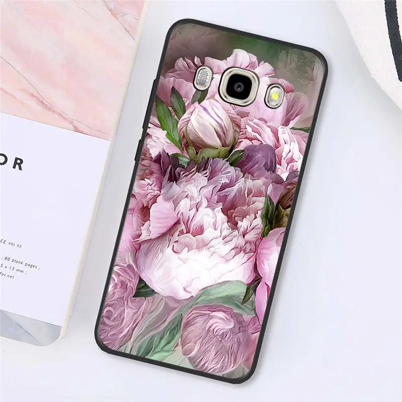 Elegant Pink Purple Peony Flower On the Vase