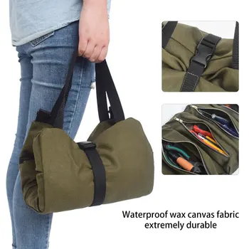 Multi-function Roll Tool Roll Multi-Purpose Tool Roll Up Bag Wrench Roll Pouch Hanging Tool Zipper Carrier Tote
Multi-function Roll Tool Roll Multi-Purpose Tool Roll Up Bag Wrench Roll Pouch Hanging Tool Zipper Carrier Tote