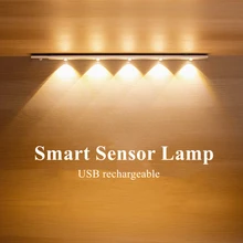 Smar Motion Sensor Cabinet Lights USB Rechargeable Night Lamp for Bedroom Kitchen Living Room Table Decor Lamps LED Night Light
Smar Motion Sensor Cabinet Lights USB Rechargeable Night Lamp for Bedroom Kitchen Living Room Table Decor Lamps LED Night Light