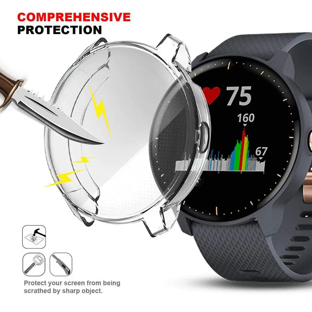 For Garmin Vivoactive 3 Smart Watch Protection Case Tpu Protection Shell Smart Watch Screen Protection Film Hot
For Garmin Vivoactive 3 Smart Watch Protection Case Tpu Protection Shell Smart Watch Screen Protection Film Hot