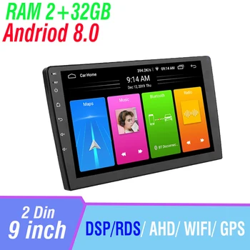 Universal 9" 2 din Car Radio GPS Android Multimedia Player audio Navigation wifi DSP RDS AHD Split screen Touch car Stereo
Universal 9" 2 din Car Radio GPS Android Multimedia Player audio Navigation wifi DSP RDS AHD Split screen Touch car Stereo