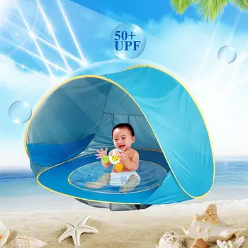 New Outdoor Beach Tent Children Waterproof up Awning Sunshade UV-proof Tent Camping Watering K3P3
New Outdoor Beach Tent Children Waterproof up Awning Sunshade UV-proof Tent Camping Watering K3P3