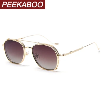 Peekaboo clip on glasses metal men optical brown male square frame sunglasses women polarized 2021 uv400 summer high quality
Peekaboo clip on glasses metal men optical brown male square frame sunglasses women polarized 2021 uv400 summer high quality