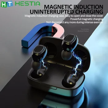 T10 TWS Wireless Bluetooth Headsets Led Power Display Magnetic Earbuds Sensitive Touch Noise Cancelling Binaural Call Earphone
T10 TWS Wireless Bluetooth Headsets Led Power Display Magnetic Earbuds Sensitive Touch Noise Cancelling Binaural Call Earphone