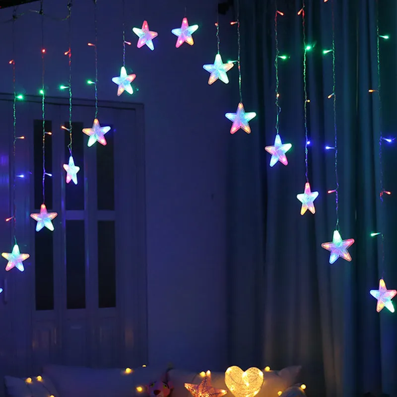 BRELONG 8 Patterns LED Star Lights String Indoor Curtain String Lights Outdoor Waterproof Holiday Lights
BRELONG 8 Patterns LED Star Lights String Indoor Curtain String Lights Outdoor Waterproof Holiday Lights