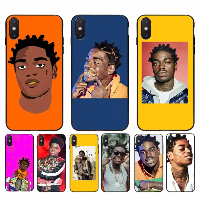 FHNBLJ Kodak Black Rapper Soft Rubber Phone Cover for iphone 11 Pro Max X XS MAX 6 6s 7 8 plus 5 5S 5SE XR SE2020