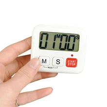 Thin LCD Timer Digital Screen Kitchen Timer Cooking Count Up Learning Timer Alarm Magnet Clock Home Desktop Mini Silent Таймер