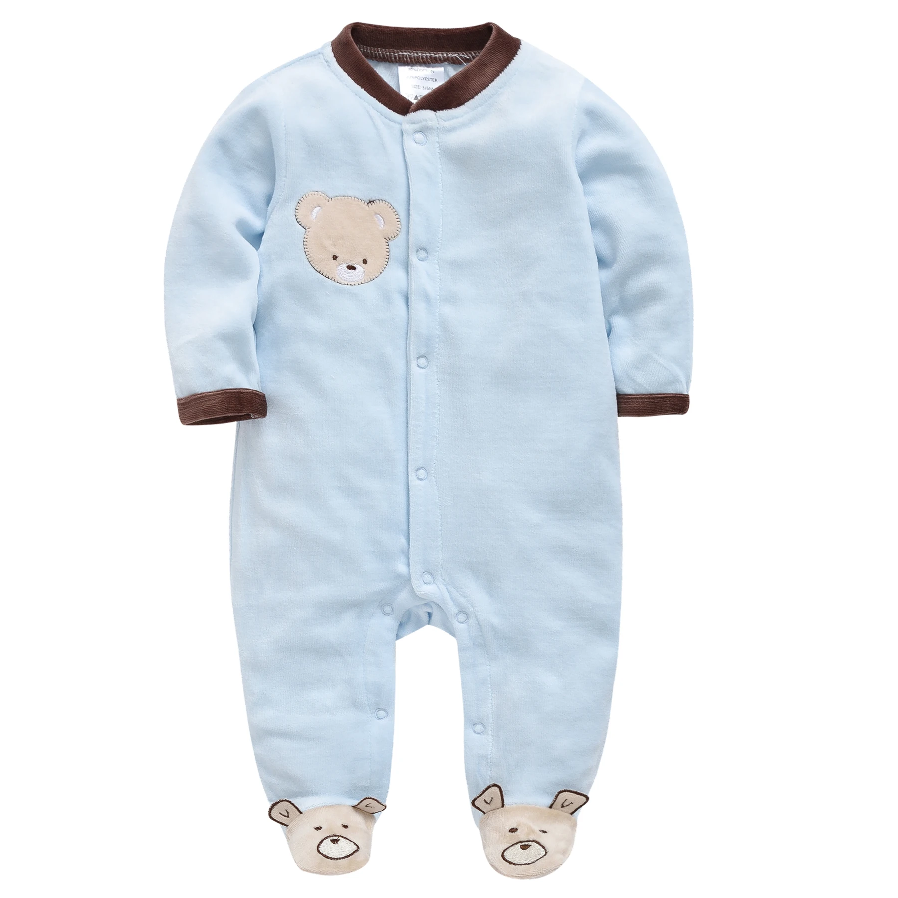 Honeyzone New 2019 Autumn Winter Baby Rompers Clothes Long Sleeved Coveralls For Newborns Girls Romper Set Fleece Baby Clothing
Honeyzone New 2019 Autumn Winter Baby Rompers Clothes Long Sleeved Coveralls For Newborns Girls Romper Set Fleece Baby Clothing