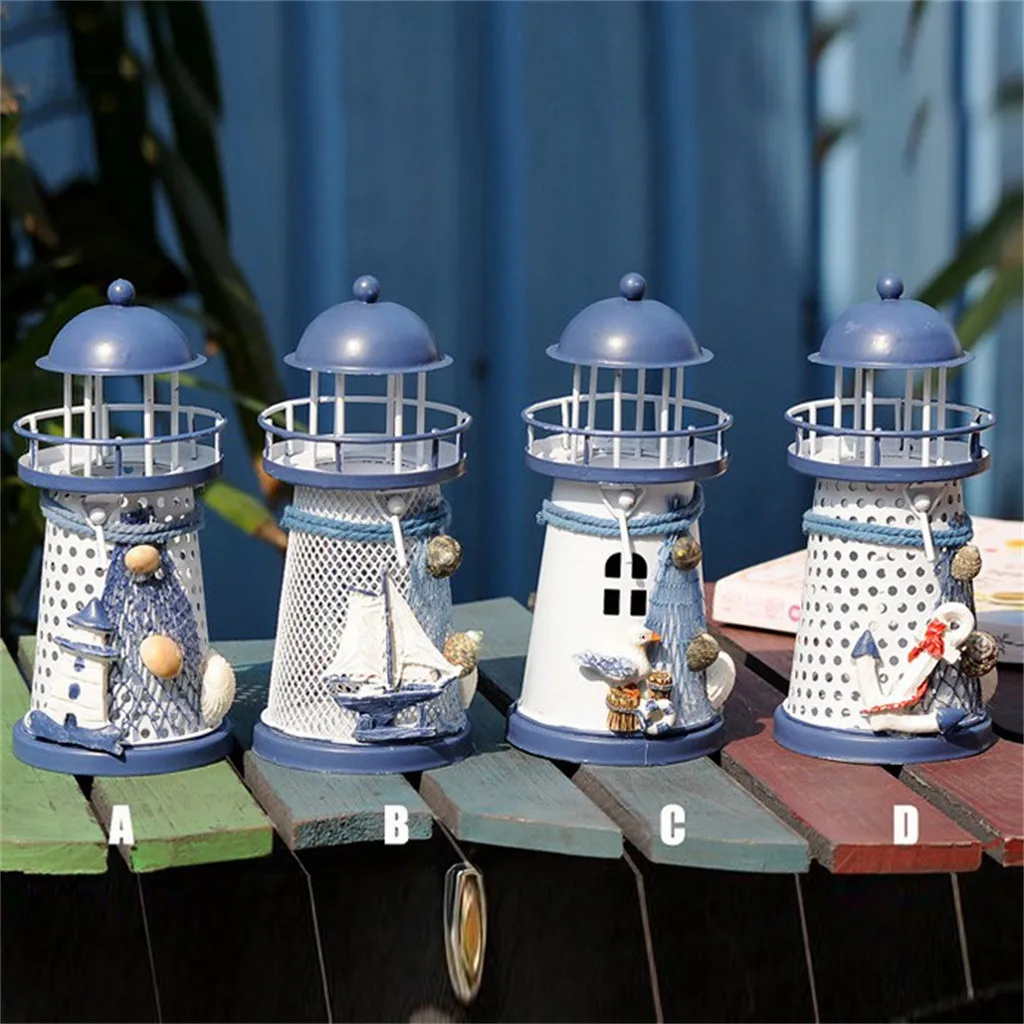 Lighthouse Candlestick Mediterranean Lighthouse Iron Candle Candlestick Blue White Home Table Decor 2019 NEW Candle Holders
Lighthouse Candlestick Mediterranean Lighthouse Iron Candle Candlestick Blue White Home Table Decor 2019 NEW Candle Holders