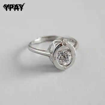 YPAY Geometric Zircon Finger Rings for Women Female Genuine 925 Sterling Silver Open Adjustable Ring Fine Jewelry Gift YMR271
YPAY Geometric Zircon Finger Rings for Women Female Genuine 925 Sterling Silver Open Adjustable Ring Fine Jewelry Gift YMR271