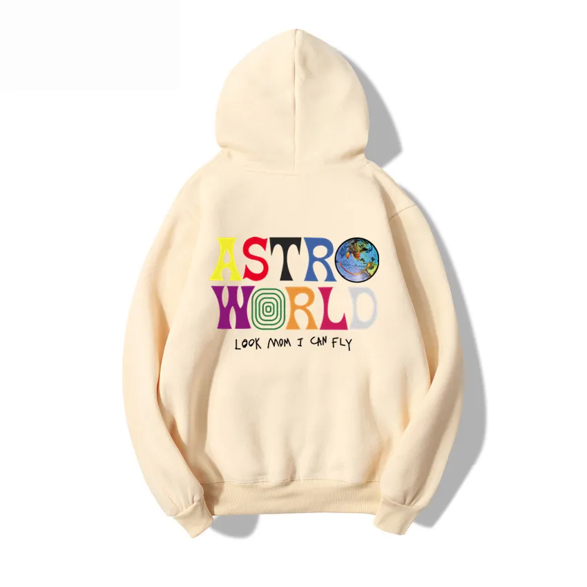 Толстовка ASTROWORLD Look Mom I Can Fly толстовка Трэвиса Скотта астромира 2020 хлопок Мужской