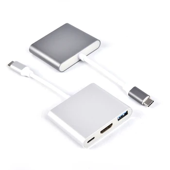 4K USBC 3.1 Hub Converter USB C Type To USB 3.0/HDMI/TypeC Female Charger AV Adapter
4K USBC 3.1 Hub Converter USB C Type To USB 3.0/HDMI/TypeC Female Charger AV Adapter