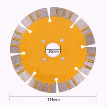 

Diamond Saw Blade Granite Quartz Stone Concrete Dry Cutting Disc 114*20mm Diamond Cutting Blade Cutting Hard Materials