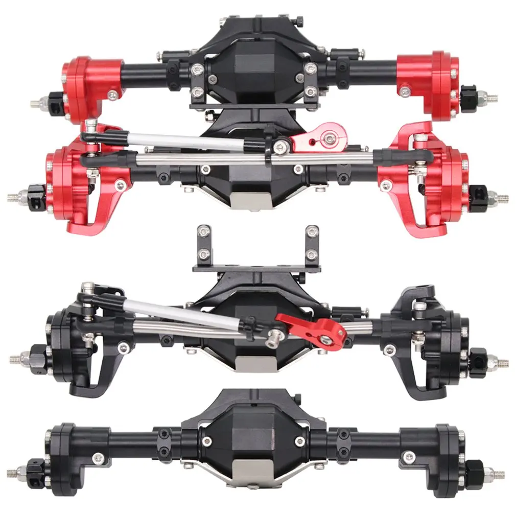SCX10 Aluminum CNC Metal Axle With Metal Armor Chassis Shield for 1/10 RC Crawler Car Axial SCX10 II 90046 90047 Upgrade Parts
SCX10 Aluminum CNC Metal Axle With Metal Armor Chassis Shield for 1/10 RC Crawler Car Axial SCX10 II 90046 90047 Upgrade Parts