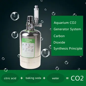 Aquarium DIY CO2 Generator System Stainless Steel Bottle Tools Pressure Gauge 11UA
Aquarium DIY CO2 Generator System Stainless Steel Bottle Tools Pressure Gauge 11UA