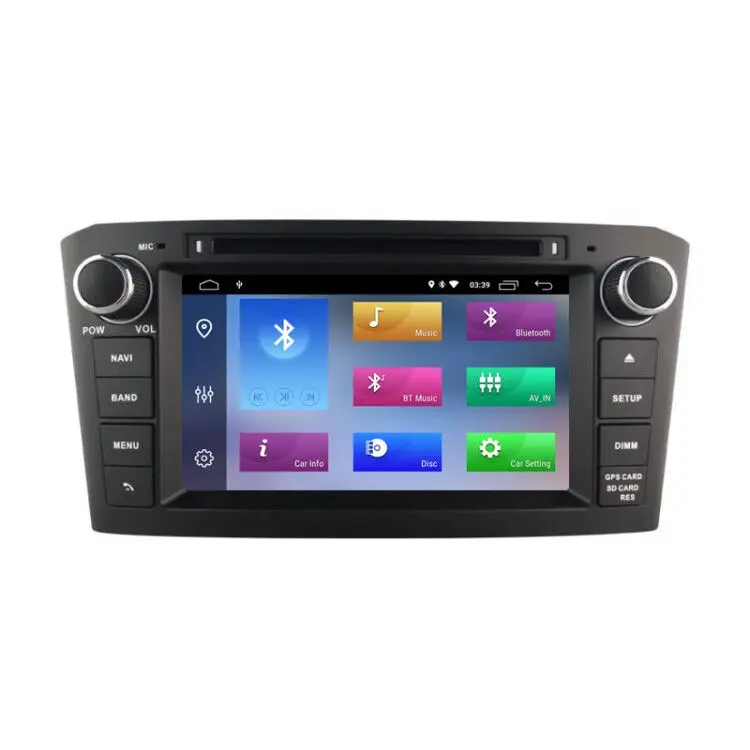 Автомобильный dvd плеер Android 6 0 для Toyota Avensis 2002 2003 2004 2005 2006 2007 2008 T250 автомобильный GPS