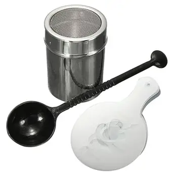 Chocolate Shaker Duster + 16pcs Cappuccino Coffee Stencils + Measure Spoon
Chocolate Shaker Duster + 16pcs Cappuccino Coffee Stencils + Measure Spoon