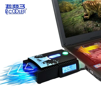 PCCOOLERlaptop radiator USB air cooler external extractable cooling fan laptop smart temperature control LCD temperature display
PCCOOLERlaptop radiator USB air cooler external extractable cooling fan laptop smart temperature control LCD temperature display
