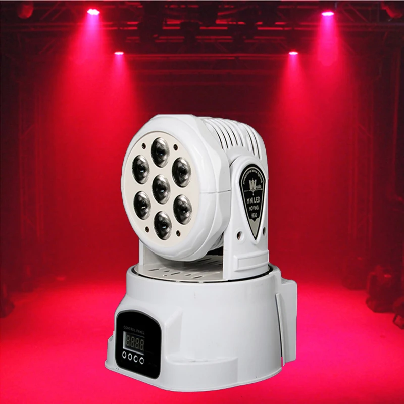 Dj Mini Led Moving Head Light 7pcs RGBW Led Stage Effect Good Use For DJ Bar Club KTV Disco Home Entertain Wash Background
Dj Mini Led Moving Head Light 7pcs RGBW Led Stage Effect Good Use For DJ Bar Club KTV Disco Home Entertain Wash Background