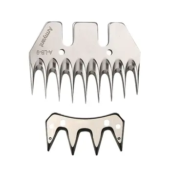 Durable Sheep Shear Replacement Blades for Shearing Stainless Steel Comb Long Straight Curved 9/13-Tooth Animal Grooming
Durable Sheep Shear Replacement Blades for Shearing Stainless Steel Comb Long Straight Curved 9/13-Tooth Animal Grooming