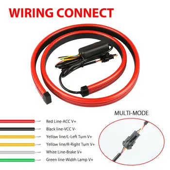 40" Car Red LED Rear 3rd Stop Brake Strip Driving Warning Light Turn Signal Lamp 12V Super Bright LED For All Most Cars
40" Car Red LED Rear 3rd Stop Brake Strip Driving Warning Light Turn Signal Lamp 12V Super Bright LED For All Most Cars