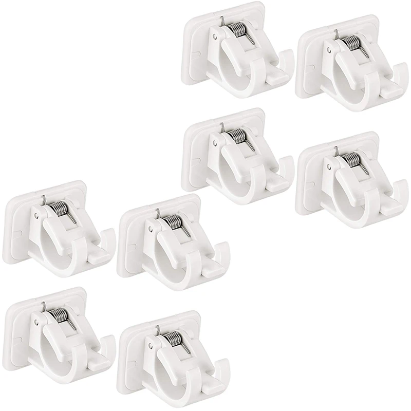 8 Pieces Self Adhesive Curtain Rod Bracket Drapery Hook Holders Fixing Rod Holder Curtain Pole Wall Brackets Towel Rod
8 Pieces Self Adhesive Curtain Rod Bracket Drapery Hook Holders Fixing Rod Holder Curtain Pole Wall Brackets Towel Rod