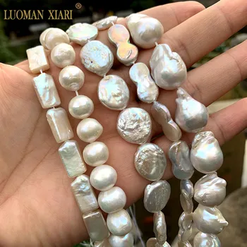 Wholesale 5PCS AAA Natural Freshwater Baroque Pearl Big Irregular Loose Beads For Jewelry Making DIY Bracelet Necklace Earrings 
Wholesale 5PCS AAA Natural Freshwater Baroque Pearl Big Irregular Loose Beads For Jewelry Making DIY Bracelet Necklace Earrings