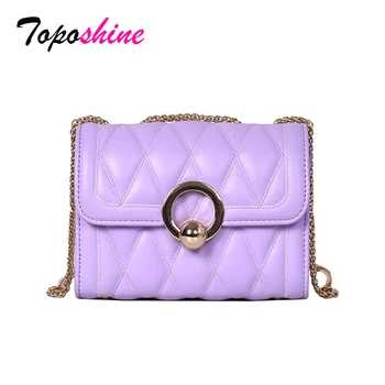 Toposhine Diamonds Lattice Flap Women Bag Chains Fashion Crossbody Bag Leather Girls' Shoulder Bag High Quality Leather Bag
Toposhine Diamonds Lattice Flap Women Bag Chains Fashion Crossbody Bag Leather Girls' Shoulder Bag High Quality Leather Bag