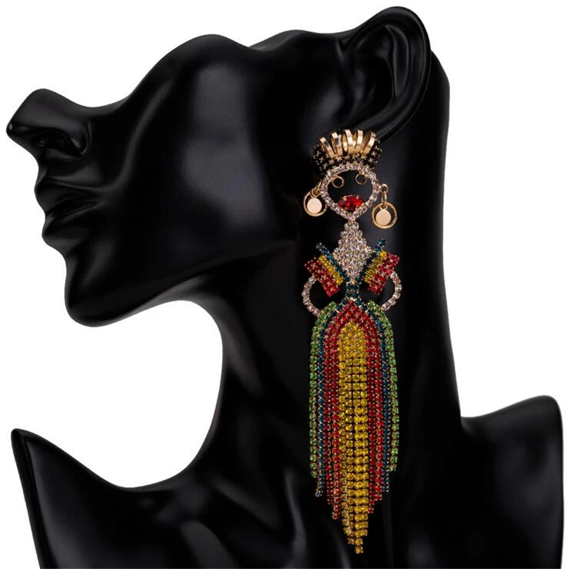 Fashion multi-layered dress tassel long tassel earrings for women girl exaggerated diamonds boho drop earrings jewelry earrings
Fashion multi-layered dress tassel long tassel earrings for women girl exaggerated diamonds boho drop earrings jewelry earrings