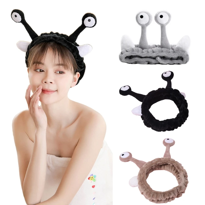 Funny Cute Snail Eyes Ears Plush Headband Cartoon Antenna Wash Face Stretch Hair Band Solid Color Makeup Turban Bandana
Funny Cute Snail Eyes Ears Plush Headband Cartoon Antenna Wash Face Stretch Hair Band Solid Color Makeup Turban Bandana