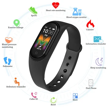 M5 Smart Wristband Bluetooth Call Music Play fitness tracker Smart Watch Monitor Smart Band Pedometer Waterproof Smart Bracelet
M5 Smart Wristband Bluetooth Call Music Play fitness tracker Smart Watch Monitor Smart Band Pedometer Waterproof Smart Bracelet