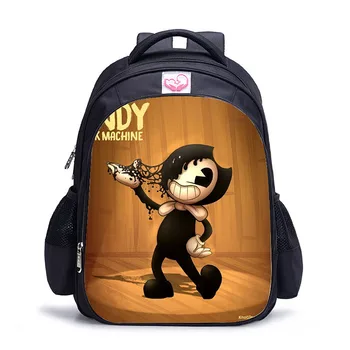 Backpack Bendy and The Ink Machine School Bag Travel Bag Children Boys Girls Student Cute School Bags Girl Backpack For School
Backpack Bendy and The Ink Machine School Bag Travel Bag Children Boys Girls Student Cute School Bags Girl Backpack For School