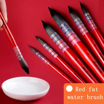 Red fat squirrel hair watercolor pen animal hair hand-painted painting master dedicated red watercolor pen beginner art supplies
Red fat squirrel hair watercolor pen animal hair hand-painted painting master dedicated red watercolor pen beginner art supplies