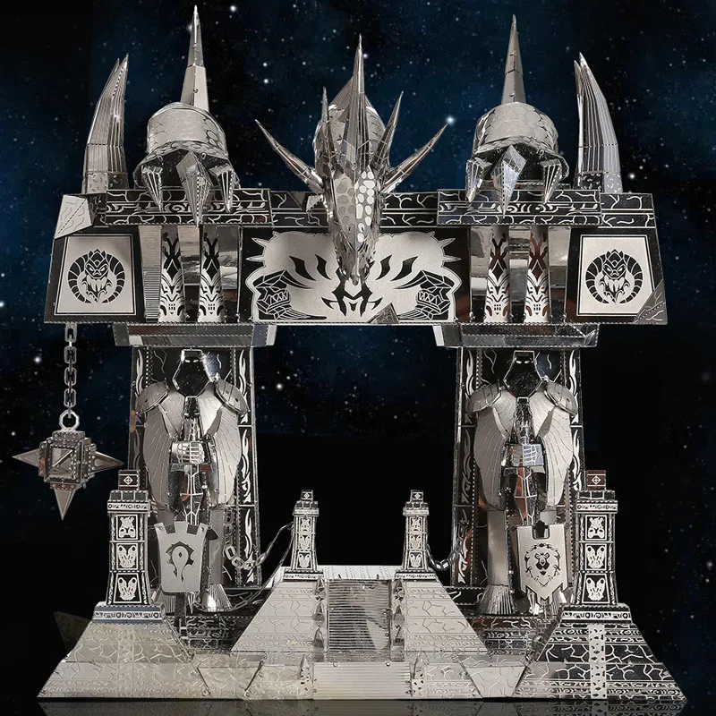 All-Metal DIY Assembled Model Glue-free 3D Jigsaw Puzzle World of Warcraft Silver Dark Portal
All-Metal DIY Assembled Model Glue-free 3D Jigsaw Puzzle World of Warcraft Silver Dark Portal