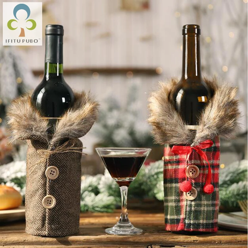 2020 Newest Santa Claus Wine Bottle Cover Christmas Decorations for Home Red Wine Bottle Covers New Year Christmas Decor GYH
2020 Newest Santa Claus Wine Bottle Cover Christmas Decorations for Home Red Wine Bottle Covers New Year Christmas Decor GYH