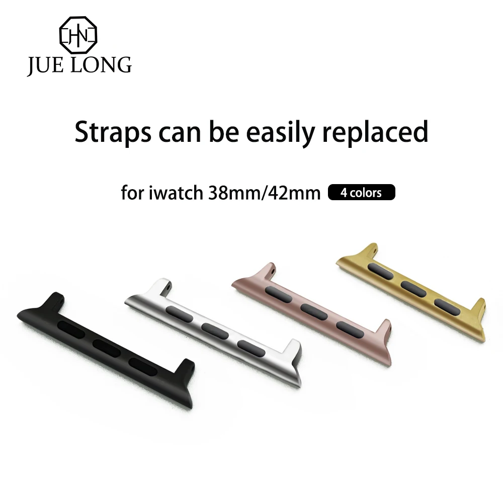 Adapter Connector For Apple Watch 5 4 3 2 Band Models Easy To Lnstall Seamless Aluminum Wrist Linker Strap Connector 38mm 42mm
Adapter Connector For Apple Watch 5 4 3 2 Band Models Easy To Lnstall Seamless Aluminum Wrist Linker Strap Connector 38mm 42mm
