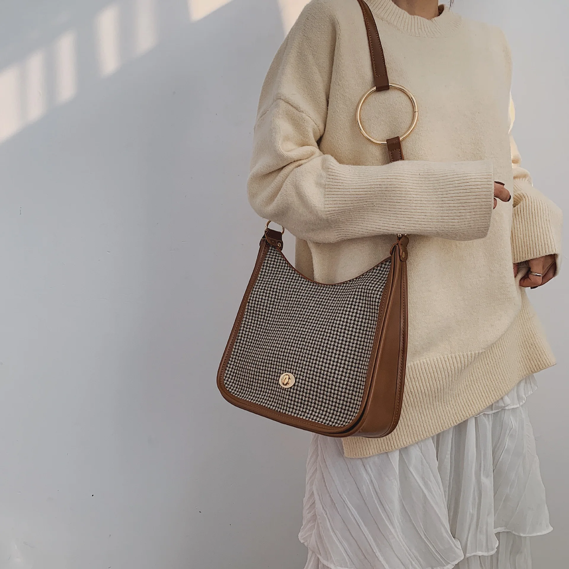 Large Capacity Bag WOMEN'S Bag 2019 New Style Korean-style Simple Versatile Casual Shoulder WOMEN'S Bag
Large Capacity Bag WOMEN'S Bag 2019 New Style Korean-style Simple Versatile Casual Shoulder WOMEN'S Bag