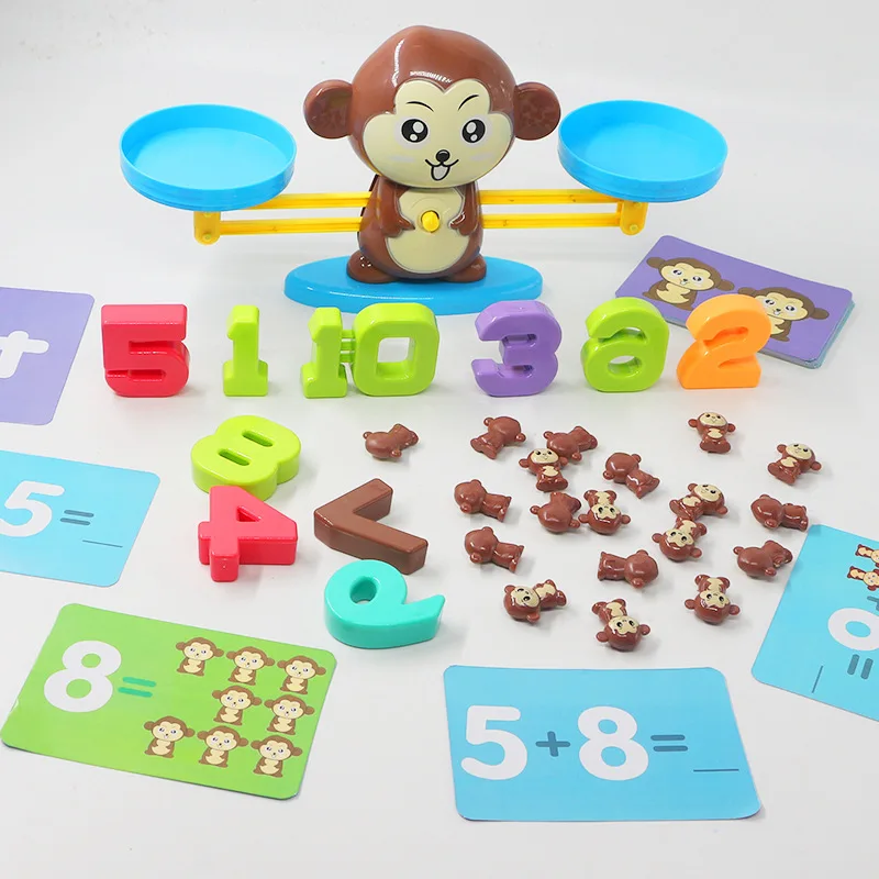 Roll It Monkey with Numbers Addition And Subtraction Balance Game Children'S Educational Science Monkey with Numbers Balance Tab
Roll It Monkey with Numbers Addition And Subtraction Balance Game Children'S Educational Science Monkey with Numbers Balance Tab