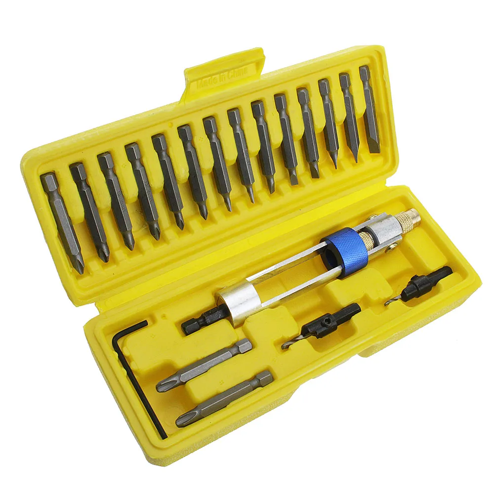 20-piece high-quality screwdriver set, power tool bit combination, household multi-function hex wrench with lithium battery bit
20-piece high-quality screwdriver set, power tool bit combination, household multi-function hex wrench with lithium battery bit