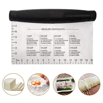 Stainless Steel Dough Cutter Scraper Chopper Flour Pastry Fondant Knife Baking Cake Decoration Cooking Tools Kitchen Accessories 
Stainless Steel Dough Cutter Scraper Chopper Flour Pastry Fondant Knife Baking Cake Decoration Cooking Tools Kitchen Accessories