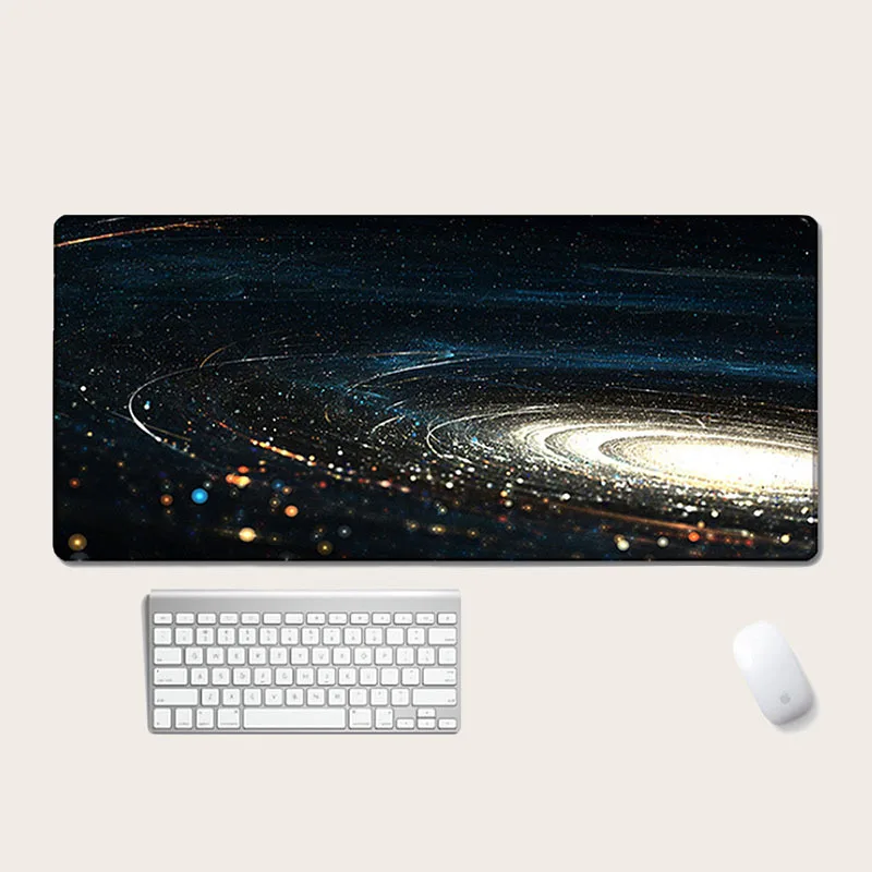 New Galaxy Super Large and Long Lock Edge Internet Cafe Mouse Pad Extended Thicken Table Mat Keyboard Mouse Pad
New Galaxy Super Large and Long Lock Edge Internet Cafe Mouse Pad Extended Thicken Table Mat Keyboard Mouse Pad