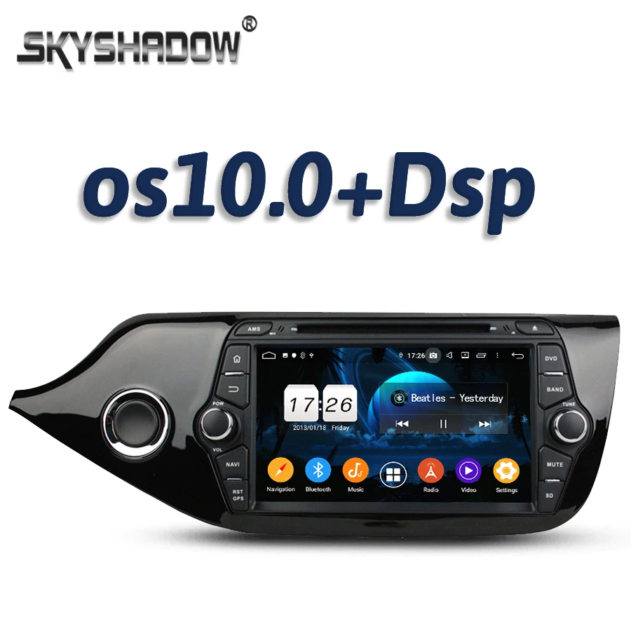 720P DSP TDA7851 Android 11 2GB RAM 16GB 4core Bluetooth 5.0 Wifi GPS Car DVD Player RDS Radio For kia CEED 2013 2014 2015 | Автомобили и